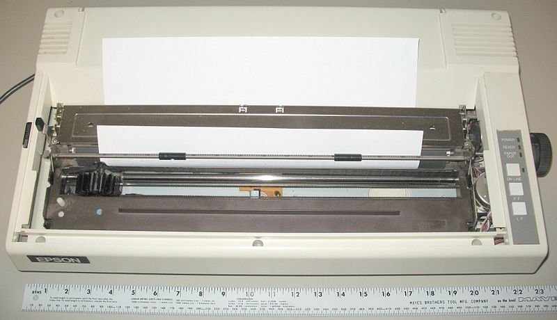 Imprimanta Epson Wide_Carriage - 9 pin printer