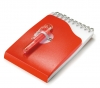 Set bloc notes compact, rosu; cod produs : 13196.20