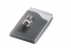 Set bloc notes compact, gri;13196.31