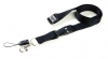 Lanyard negru cu catarama de siguranta; cod produs : 61138.30