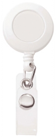 Suport ecuson retractabil, alb;61169.10