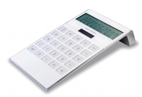 Calculator cu 10 digiti, dual, alb | 02023.10