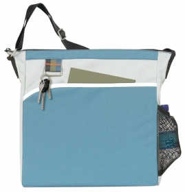 Geanta Triple Stripe, albastru deschis;79156.53