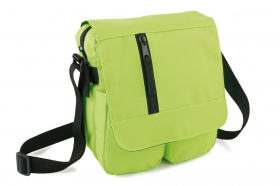 Geanta de umar cu multiple buzunare, verde Lime | 79065.29