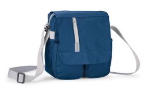 Geanta de umar cu multiple buzunare, albastra;79065.50