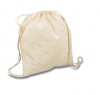 Rucsac de bumbac cu cordon, creme; cod produs : 75006.00