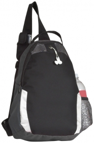 Rucsac slingpack cu o singura bretea, negru | 74133.30