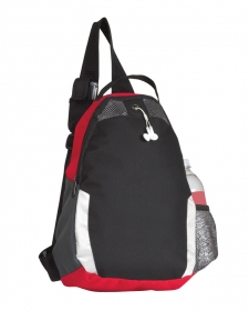 Rucsac slingpack cu o singura bretea, rosu;74133.20