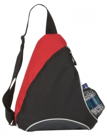 Rucsac in forma de triunghi slingpack, rosu | 74135.20