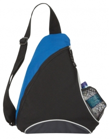 Rucsac in forma de triunghi slingpack, albastru;74135.50