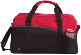 Geanta de sport in 2 tonuri cromatice, rosie;74136.20