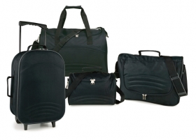 Set de calatorie din 4 piese, negru;72040.30