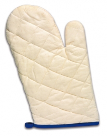 Manusa pentru cuptor, albastra / beige;85003.50