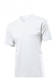 Tricou Stedman Classic v-neck barbat, alb | ST2300_WH