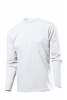 Tricou cu maneca lunga Stedman clasic barbat, alb; cod produs : ST2500_WH