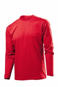Tricou cu maneca lunga Stedman clasic barbat, rosu aprins;ST2500_SR