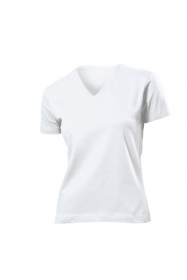 Tricou Stedman clasic v-neck dama, alb;ST2700_WH