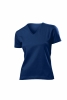 Tricou Stedman clasic v-neck dama, albastru Navy; cod produs : ST2700_NV