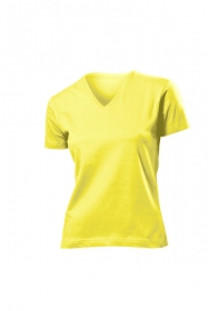 Tricou Stedman clasic v-neck dama, galben;ST2700_YL
