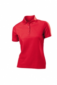 Tricou Stedman polo 65/35 dama, rosu aprins;ST3500_SR