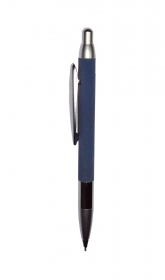 Creion mecanic Stilus mina 0.5 albastru cu elemente argintii | 451 TE BL