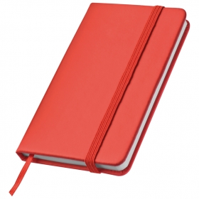 Pocketbook with bookmark and elastic strap;2836705