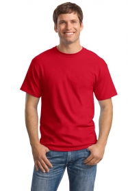 Tricou Hanes LiberTyTM, rosu | HA5280_DR