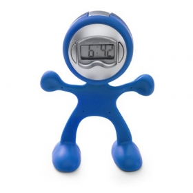 Ceas cu alarma Flexi, albastru;3073-23