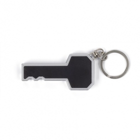 Breloc in forma de cheie, negru;2419-01