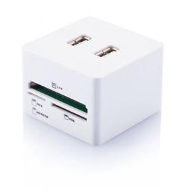 Hub USB + card reader in forma de cub
 | P300.443