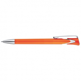 Ball pen with large chromed clip | 1163110