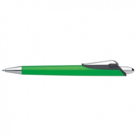 Ball pen made of plastic with metal clip | 1888309