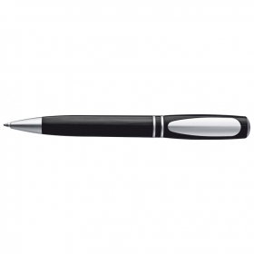 Ball pen made of plastic with two rings;1888503