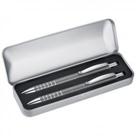 2pc writing set in metal box;1895207