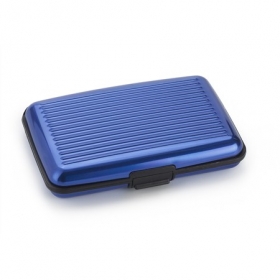 Cutie pentru carti de vizita / credit, albastra;3750-23