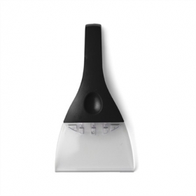 Racleta cu LEDuri, neagra;5821-01
