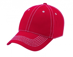 Contrast stitch accent cap;38099.20
