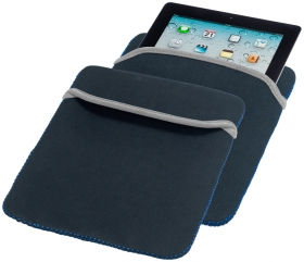 iPad sleeve zigzag charc-blue;11989001