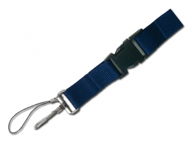 Lanyard navy blue;71084-24