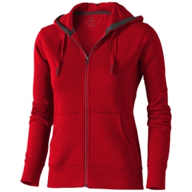 Arora hooded full zip ladies sweater;3821225