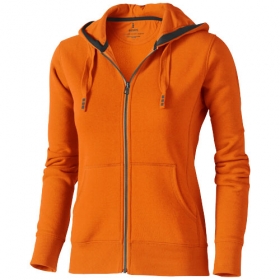 Arora hooded full zip ladies sweater;3821233