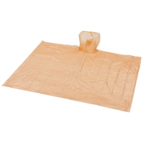 Disposable rain poncho with pouch | 19538770