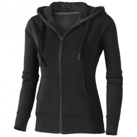 Arora hooded full zip ladies sweater;3821299
