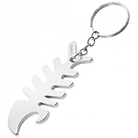 Fish bone key chain and cable holder | 11808102