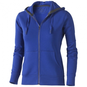 Arora hooded full zip ladies sweater;3821244