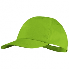 Sapca cu 5 paneluri din bumbac verde;11106607