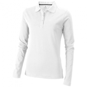 Oakville Ladies long sleeve Polo;3808701