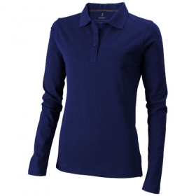 Oakville Ladies long sleeve Polo;3808749