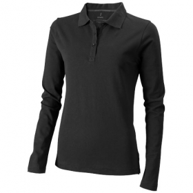 Oakville Ladies long sleeve Polo;3808795