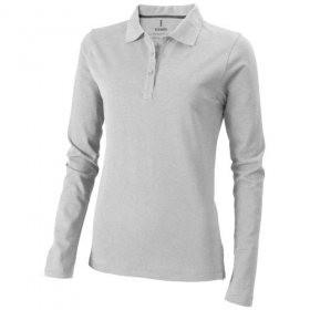 Oakville Ladies long sleeve Polo;3808796